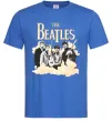 Чоловіча футболка The Beatles retro poster Яскраво-синій фото