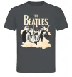 Чоловіча футболка The Beatles retro poster Графіт фото