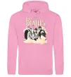Мужская толстовка (худи) The Beatles retro poster Розовый фото