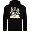Мужская толстовка (худи) The Beatles retro poster Черный фото