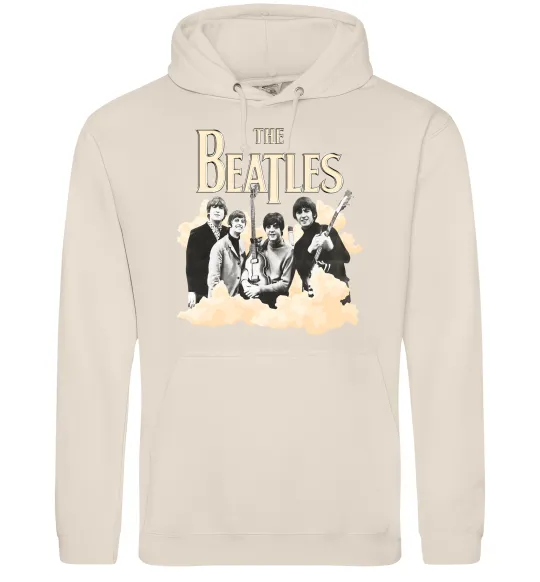Женская толстовка (худи) The Beatles retro poster Таш фото