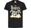 Детская футболка The Beatles retro poster Черный фото