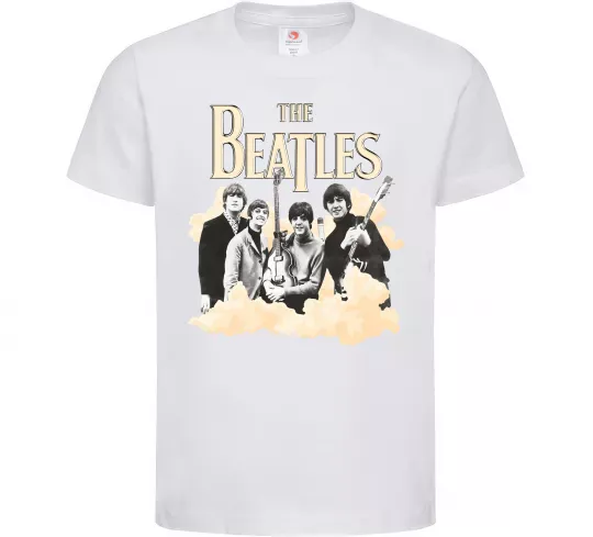 Детская футболка The Beatles retro poster Белый фото