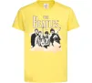 Детская футболка The Beatles retro poster Лимонный фото