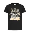 Дитяча футболка The Beatles retro poster Чорний фото