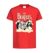 Дитяча футболка The Beatles retro poster Червоний фото