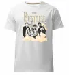Мужская премиум футболка The Beatles retro poster Белый фото