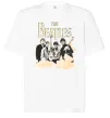 Футболка Оверсайз The Beatles retro poster Белый фото