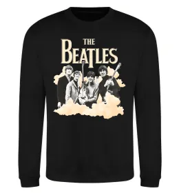 Свитшот The Beatles retro poster Черный фото