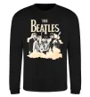 Свитшот The Beatles retro poster Черный фото