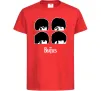 Детская футболка The Beatles group Красный фото