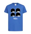 Детская футболка The Beatles group Ярко-синий фото