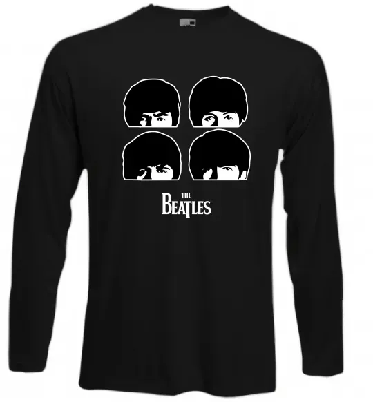 Лонгслив The Beatles group Черный фото