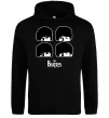 Чоловіча толстовка (худі) The Beatles group Чорний фото
