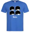Чоловіча футболка The Beatles group Яскраво-синій фото