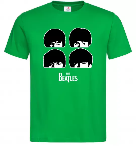 Чоловіча футболка The Beatles group Зелений фото