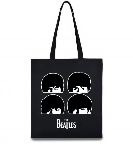 Еко-сумка The Beatles group Чорний фото