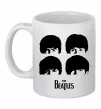 Чашка керамическая The Beatles group Белый фото