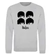 Свитшот The Beatles group Серый меланж фото