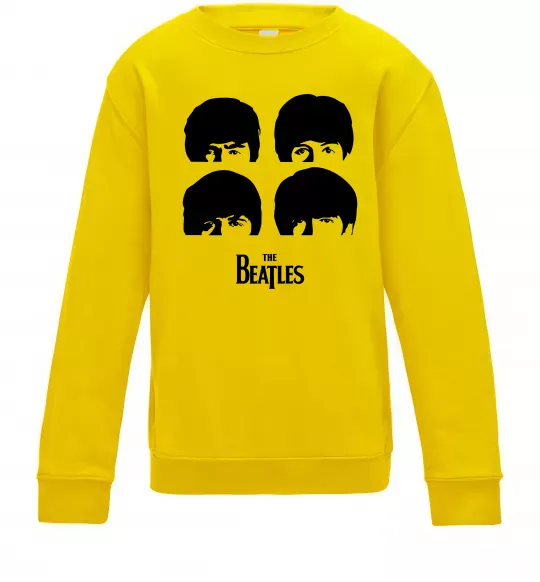 Детский Свитшот The Beatles group Солнечно желтый фото