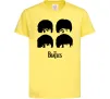 Детская футболка The Beatles group Лимонный фото