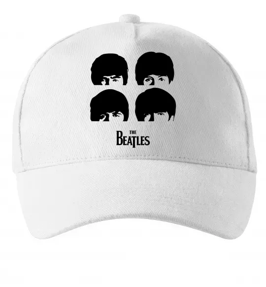 Кепка The Beatles group Білий фото