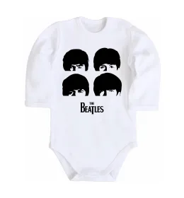 Детский боди The Beatles group Белый фото