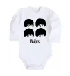 Дитячий бодік The Beatles group Білий фото
