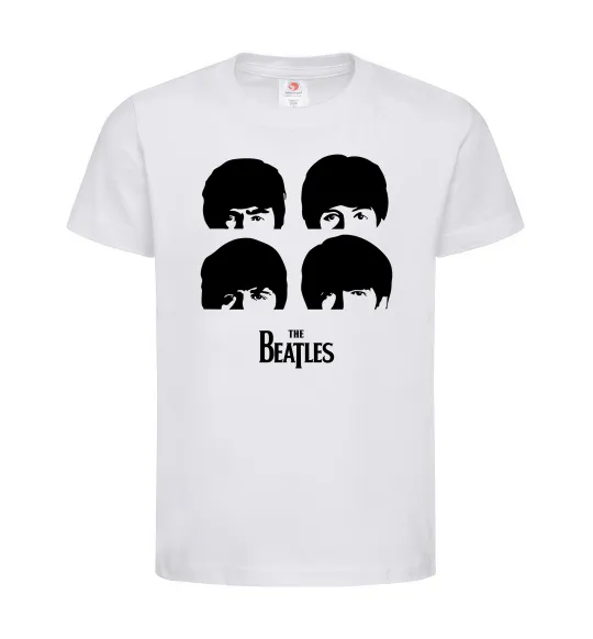 Детская футболка The Beatles group Белый фото