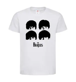 Детская футболка The Beatles group Белый фото