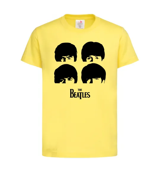 Детская футболка The Beatles group Лимонный фото
