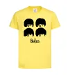Детская футболка The Beatles group Лимонный фото
