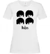 Жіноча футболка The Beatles group Білий фото