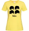 Жіноча футболка The Beatles group Лимонний фото
