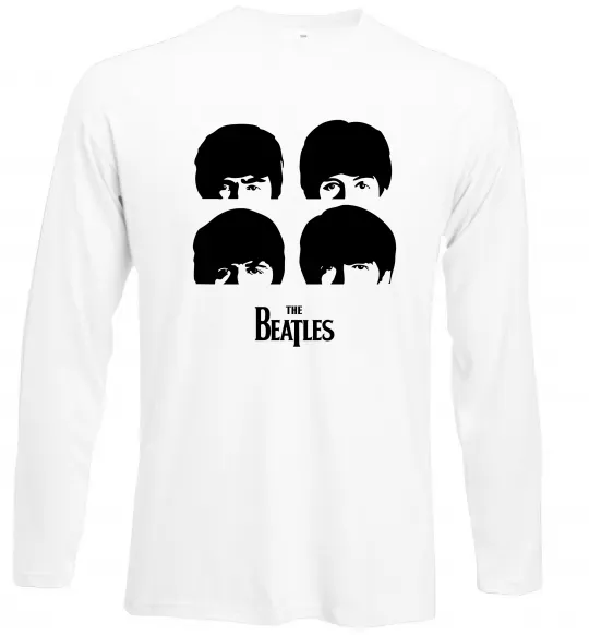Лонгслив The Beatles group Белый фото