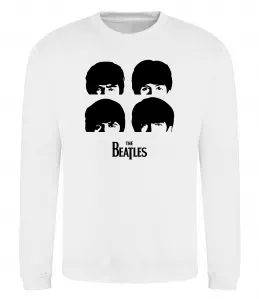 Світшот The Beatles group Білий фото