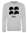 Свитшот The Beatles group Серый меланж фото