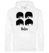 Женская толстовка (худи) The Beatles group Белый фото