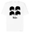 Футболка Оверсайз The Beatles group Білий фото