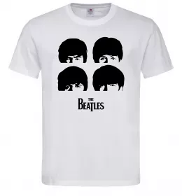 Мужская футболка The Beatles group Белый фото