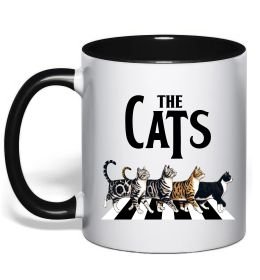 Чашка з кольоровою ручкою The Cats