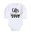 Дитячий бодік The Cats Білий фото