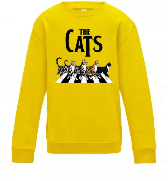 Детский Свитшот The Cats Солнечно желтый фото