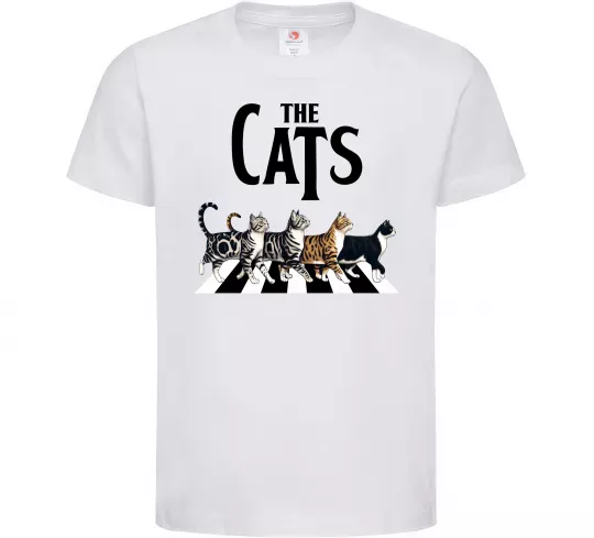 Детская футболка The Cats Белый фото