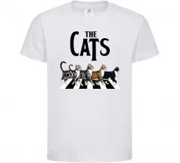 Детская футболка The Cats Белый фото