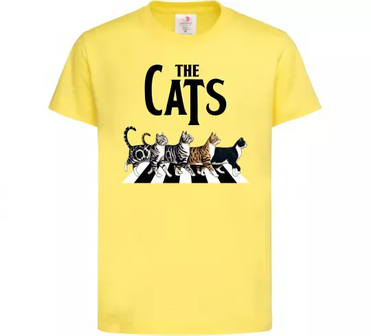 Детская футболка The Cats Лимонный фото