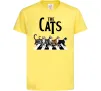 Детская футболка The Cats Лимонный фото