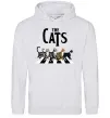 Чоловіча толстовка (худі) The Cats Сірий меланж фото