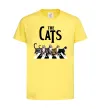 Дитяча футболка The Cats Лимонний фото