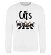 Світшот The Cats Білий фото